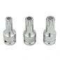 Набор ударных головок-бит SPLINE 1/2'', 3 пр., M14, M16, M18 Forsage F-248060-3