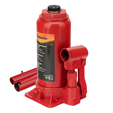 Домкрат гидравлический бутылочный, 5 т, 195-380 мм Sparta 50323