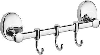 Крючок-вешалка, латунь, хром Ledeme L3315-3