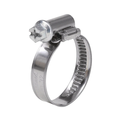 Хомут металлический, нерж. сталь d50-70 WÜRTH 053915070