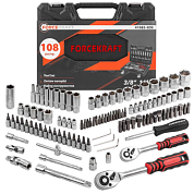 Набор инструментов 108 пр 1/4''&3/8'' 6-гр ForceKraft FK-41082-5DS