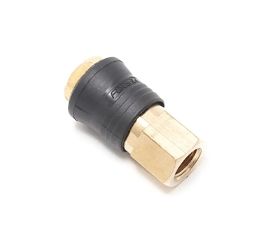 Быстроразъем пневматический с клапаном, "мама"-внутр. резьба 3/8", ONE TOUCH Forsage F-SE6-3SF