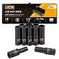 Набор ударных глубоких головок 10-24 мм 1/2'' 10 пр 12-гр JCB JCB-4107-9MPB