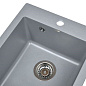 Мойка кухонная из мраморной крошки, gray, Wisent W420-29