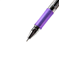 Ручка гелевая "Jell-Zone Standard", 0,5 мм, прозрачный, стерж. фиолетовый