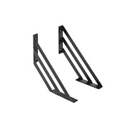 Полкодержатель мет. GRATE 200*200*2.3 черный, 1 упак 2 шт., AKS 125005