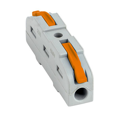 Строительно-монтажная клемма СМК 222-421 проходная 1 полюс 0,08-4мм2 EKF PROxima plc-smk-421