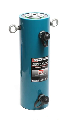 Цилиндр гидравлический двойного действия 50 т, ход штока 200 мм, общий Ø120 мм, L374 мм, 700bar Forsage F-YG50200S