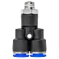 Фитинг Y-образный для пластиковых трубок 8 мм-наружная резьба 1/8'' RockForce RF-SPX08-01
