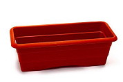 Ящик балконный №1, l=400 h=140, терракот Гарденпласт 80002