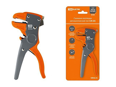 Съемник изоляции автоматический СИ-6А, сечение зачищаемого провода 0,25-6 мм ''МастерЭлектрик'' (Съемник изоляции автоматический СИ-6А, сечение зачи TDM SQ1003-0103