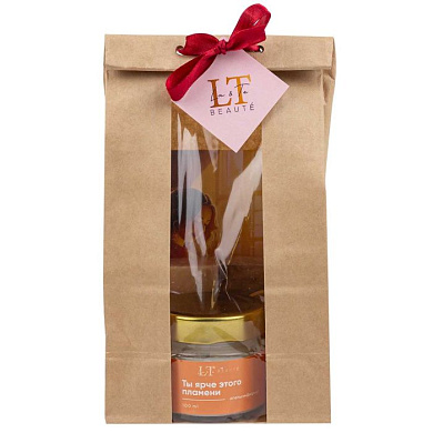 Набор "Атмосфера", свеча ароматизированная Корица, мыло ''Клубничное суфле'', мыло ''Тирамису'' La and Te beaute LT-SPA-25