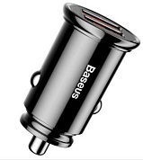 Автомобильное зарядное устройство Baseus Circular Plastic Black (CCALL-YD01)