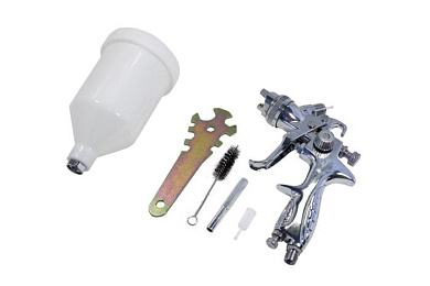 Краскораспылитель с верхним пластиковым бачком, 600 мл, 1.4 мм, 2.0-3.5Bar, 120-200 л/мин ForceKraft FK-H-887P-14V