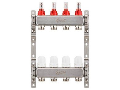 Коллекторная группа AVE136, 4 вых., AV Engineering AVE13600104K