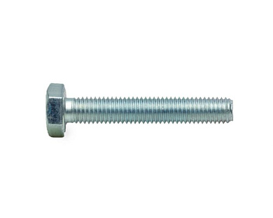 Болт с шестигр. головкой М10х100/100, DIN933/ГОСТ 7798-70,кл.5.8,цинк, 25 кг/~425 шт МОНТАЖ VZ011373