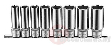 Набор глубоких торцевых головок 13-24 мм 8 пр. 1/2'' Force 4082