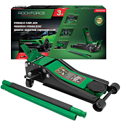 Домкрат подкатной гидравлический 3 т, 75-465 мм RockForce RF-T820033X