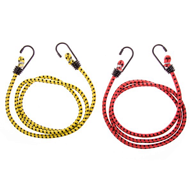 Резинка для крепления багажа 120см*8 мм 2шт метал. Крюк SKYWAY S06001008