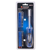 Отвертка с набором бит PH, PZ, SL, Torx, Hex 21 пр Forsage F-7021S