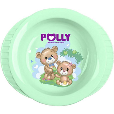 Тарелка детская на присосе «Polly» Полимербыт 4342220