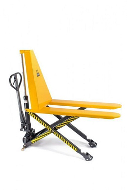 Тележка гидравлическая 1000 кг 1150 мм HLS1000Q с ножничным подъемом (полиуретановые колеса) TOR 1181002