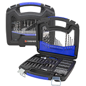 Набор сверл по бетону, металлу, дереву и бит 75 пр Forsage F-924U75