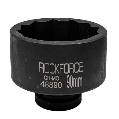 Головка ударная 1'', 90 мм, 12-гр. RockForce RF-48890