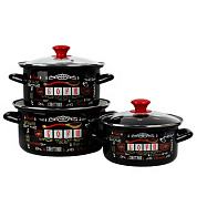 Набор -Экстра (корич.) (2,3л/3л/4л) Россия Керченский металлургический завод Нбр Борщ-1