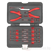 Набор для ювелирных работ кусачки, пинцет, круглогубцы, отвёртки 10 пр. Force 2106A