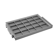 Выдвижная полка-органайзер 800 BRUNO для аксессуаров, графит PRIME by AKS 122769