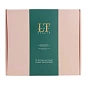 Набор, Увл, эссенция для лица, крем для рук, крем-баттер для тела, увл, патчи для кожи вокруг глаз, пенка для глуб, очищ, со скраб, гранулами, пэды-60шт+массажер La and Te beaute LT3R