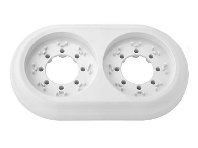 Рамка 2-местная белая, Ретро, Bylectrica ЮЛИГ.735212.471