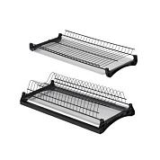Сушка для посуды 800 с профилем, черный GRIDLI (без коробки) 113352
