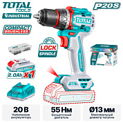 Дрель-шуруповерт TOTAL TDLI205582