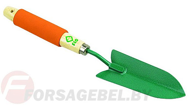 Совок посадочный мини узкий с деревянной ручкой 350мм Flo 99048