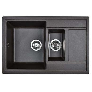 Мойка кухонная из мраморной крошки, coffee, Wisent WQ780-27