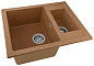 Мойка кухонная из мраморной крошки, терракот, C01-23 Gerhans