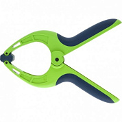 Струбцина клещеобразная пластиковый корпус, двухкомпонентные рукоятки, усиленная пружина, Сибртех