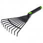 Грабли веерные 9-зубые, 175 х 350 мм, пластиковые, Nylon Palisad 62395