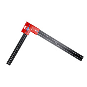 Угольник цельнометаллический ADVANCE HSQR01-0406 (40х60 см, 90°, двойная шкала в мм) PIT HSQR01-0406