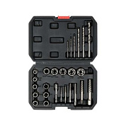 Набор головок для скрученных гаек 9-19 мм 3/8" и экстракторов 26 пр. HRC 47-50 Yato YT-05893