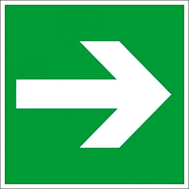 Знак "Направляющая стрелка" 200х200мм EKF PROxima an-5-08