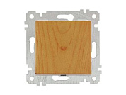 Выключатель 1-клав., скрытый, без рамки, винт. зажим, дуб, RITA, 10 A, 250 V, IP 20, Mutlusan 22004010258