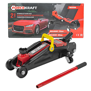 Домкрат подкатной гидравлический 2 т, 125-380 мм ForceKraft FK-TH22254