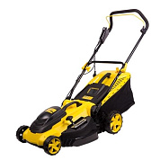 Электрическая газонокосилка, 220 В, 50 Гц, 1800 Вт, 420мм, 25-75мм, пласт.+ткань, 50л Champion EM4118