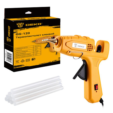 Термоклеевой пистолет GG-120 SET2 DEKO 084-1092