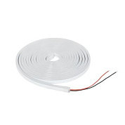Гибкий неон - 9,6W/m, 24V, 8*16мм, 120 д/м, IP65, нейтральный белый, 4000K, - 5м, AKS 118651