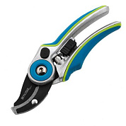 Секатор с наковальней, 205 мм, регулировка захвата, алюминиевые рукоятки, Luxe, Palisad 60475