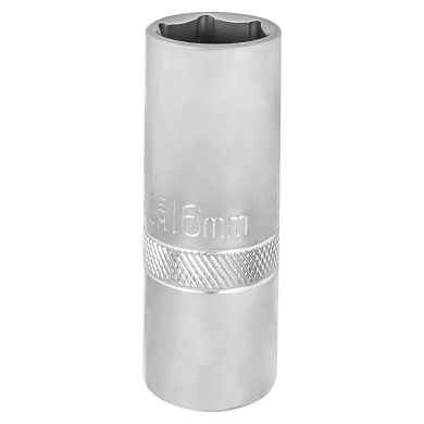 Головка свечная 16 мм 1/2'' 6-гр RockForce RF LIGHT-807416